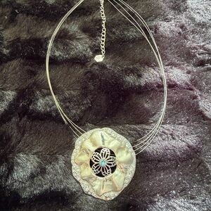 Touchstone Crystal by Swarovski Sand Dollar Pendant “Retired”